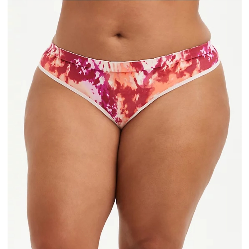 Torrid Tie Dye Sherbet Seamless Thong PantySz 1X